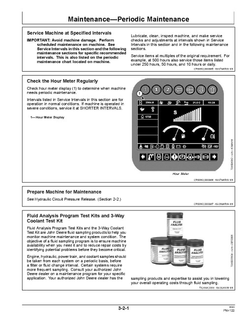 John Deere E240LC (SN:C500021-C500200) and E260LC (SN. from C500201, D500201) Crawler Excavators Operators Manual (WY21780)