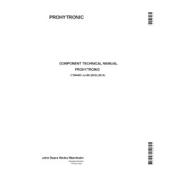 PROHYTRONIC Electronic Hitch Control System Component Technical Manual (CTM4460)