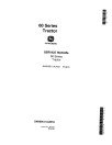John Deere 60 (SN: 6000000-), 620 (SN: 6200000-) and 630 (SN: 6300000-) Tractors Service Manual (SM2008)