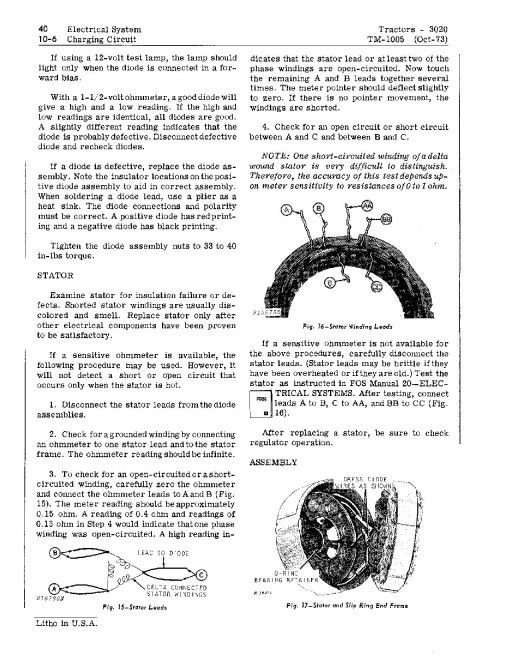 John Deere 3020 (SN: 123000-) Tractors Technical Manual (tm1005) John Deere 3020 (SN: 123000-) Tractors Technical Manual (tm1005)