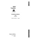 John Deere 4520 Row-Crop Tractors Technical Manual (tm1007)
