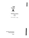 John Deere 1520 Tractors Technical Manual (TM1012)