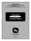 John Deere Z-Trak Z510A and Z520A Zero-Turn Mowers Estate Series Technical Manual (TM101219)