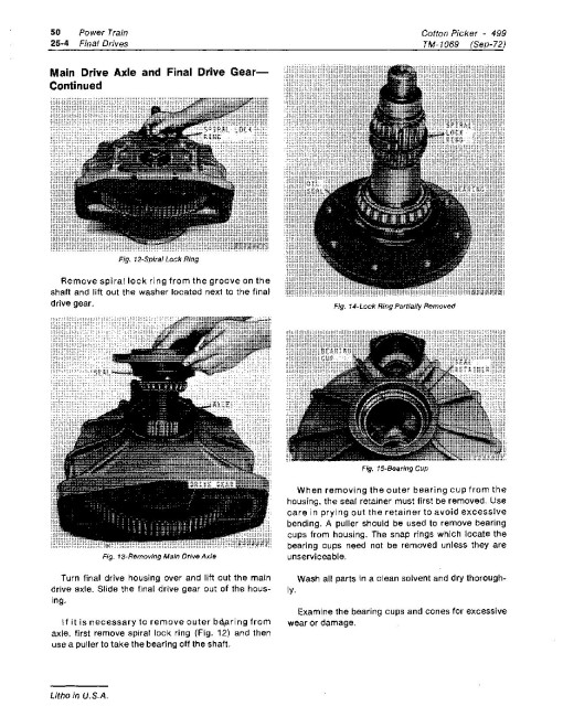 John Deere 499 Cotton Pickers Technical Manual (TM1069) John Deere 499 Cotton Pickers Technical Manual (TM1069)