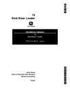 John Deere 70 Skid Steer Loaders Technical Manual (TM1072)