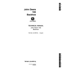 165 Backhoe Technical Manual (TM1081)