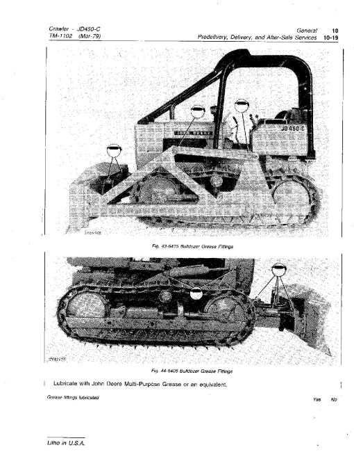 John Deere 450C Crawler Dozers and 450C Crawler Loaders Technical Manual (TM1102) John Deere 450C Crawler Dozers and 450C Crawler Loaders Technical Manual (TM1102)