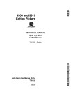 John Deere 9900 and 9910 Cotton Pickers Technical Manual (TM1105)