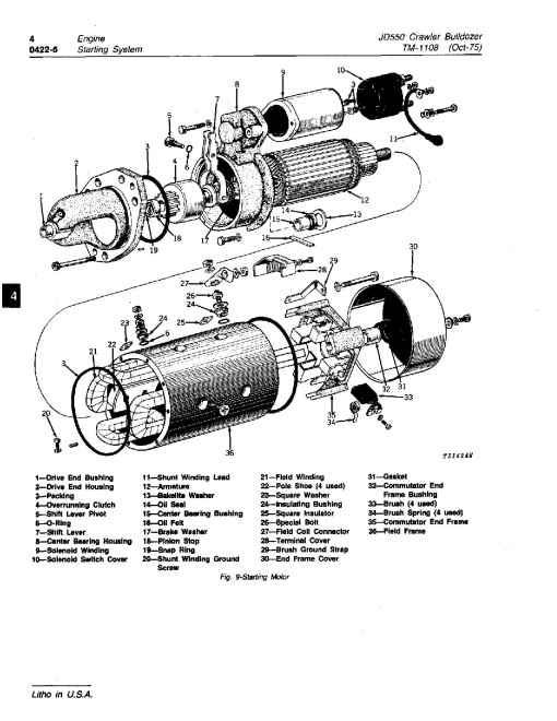 John Deere 550 and JD550 Crawler Dozers Technical Manual (TM1108) John Deere 550 and JD550 Crawler Dozers Technical Manual (TM1108)