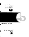 John Deere 555 and JD555 Crawler Loaders Technical Manual (TM1111)