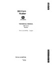 John Deere 300 Corn Haskers Technical Manual (TM1121)