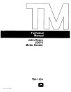 John Deere JD670 Motor Graders Technical Manual (TM1134)