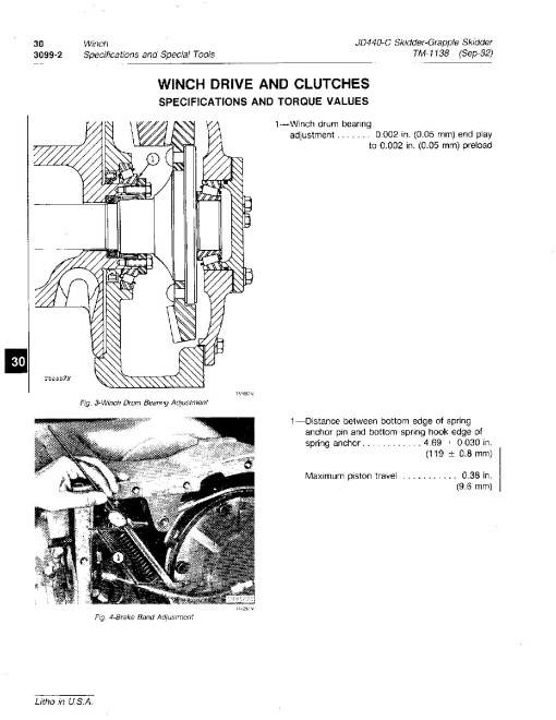 John Deere 440C Skidders and 440C Grapple Skidders Technical Manual (TM1138) John Deere 440C Skidders and 440C Grapple Skidders Technical Manual (TM1138)