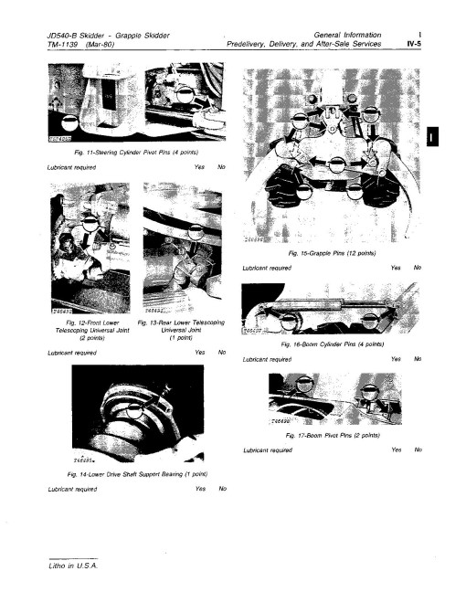 John Deere 540B Skidders and 540B Grapple Skidders set of Service Manuals (TM1139) John Deere 540B Skidders and 540B Grapple Skidders set of Service Manuals (TM1139)