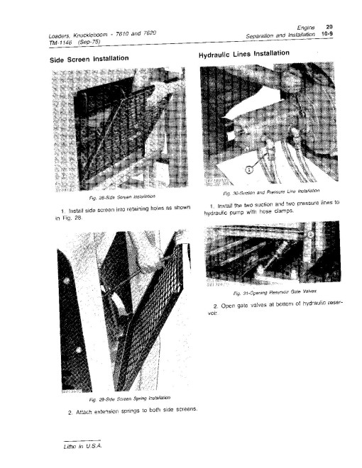 John Deere 7610 and 7620 Knuckleboom Loaders Technical Manual (TM1146) John Deere 7610 and 7620 Knuckleboom Loaders Technical Manual (TM1146)