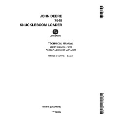 7640 Knuckleboom Log Loaders Technical Manual (TM1148)