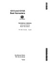 John Deere 4310 and 4310A Beet Harvesters Technical Manual (TM1166)