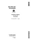 John Deere 483 and 484 Stalkers Technical Manual (TM1168)