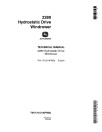 John Deere 2280 Windrowers Technical Manual (TM1179)