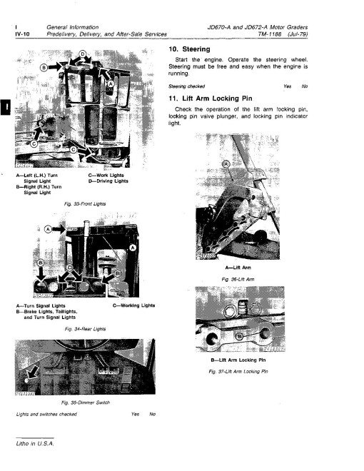 John Deere 670A and 672A Motor Graders Repair Manual (TM1188re) John Deere 670A and 672A Motor Graders Repair Manual (TM1188re)