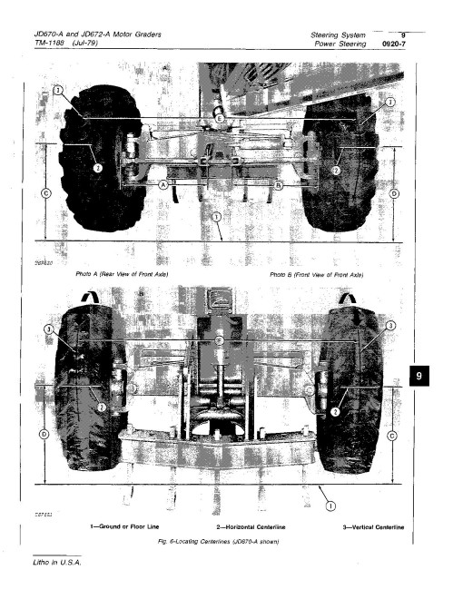 John Deere 670A and 672A Motor Graders Repair Manual (TM1188re) John Deere 670A and 672A Motor Graders Repair Manual (TM1188re)