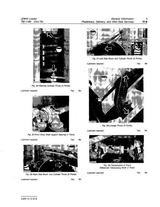 John Deere 844 and JD844 Wheel Loaders Technical Manual (TM1189) John Deere 844 and JD844 Wheel Loaders Technical Manual (TM1189)
