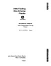 John Deere Max-Emerge 7000 Folding Planters Technical Manual (TM1211)