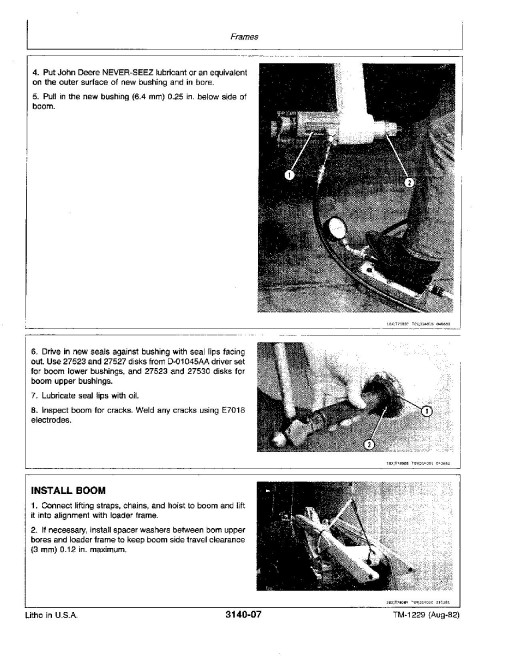 John Deere 644C and JC644C Wheel Loaders Technical Manual (TM1229) John Deere 644C and JC644C Wheel Loaders Technical Manual (TM1229)
