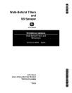 John Deere 216, 324, 524, 624 Walk-Behind Tillers and 5B Sprayers Technical Manual (TM1233)