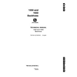 1550 and 1650 Backhoes Technical Manual (TM1245)