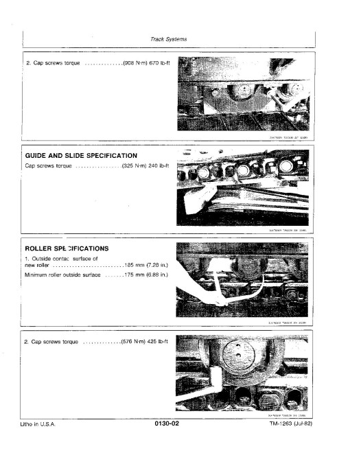 John Deere 890A Crawler Excavators Technical Manual (TM1263) John Deere 890A Crawler Excavators Technical Manual (TM1263)
