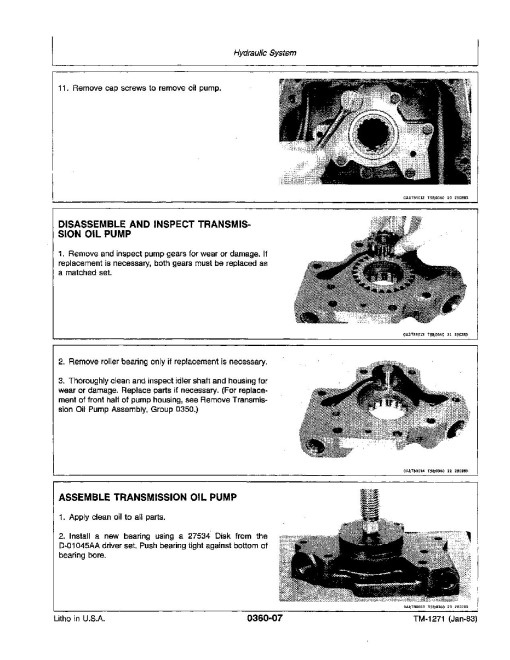 John Deere 401D Tractor Loaders Technical Manual (TM1271) John Deere 401D Tractor Loaders Technical Manual (TM1271)
