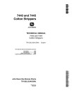 John Deere 7440 and 7445 Cotton Strippers Technical Manual (TM1282)