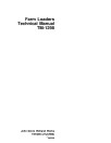 John Deere 100, 110, 146, 148, 158, 175, 245, 260, 265, 280, 75 and 80 Farm Loaders Technical Manual (TM1298)