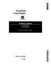 John Deere F910 and F930 Front Mowers Technical Manual (TM1301)