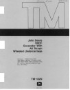 John Deere 690CR Excavators with All Terrain Wheeled Undercarriage Technical Manual (TM1329)