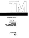 John Deere 450E Crawler Dozers and 455E Crawler Loaders Operation and Test Manual (TM1330OP)