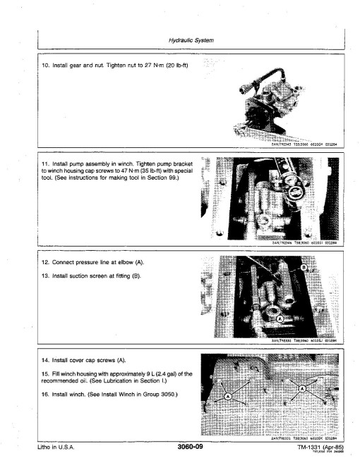 John Deere 550B Crawler Dozers and 555B Crawler Loaders Technical Manual (TM1331) John Deere 550B Crawler Dozers and 555B Crawler Loaders Technical Manual (TM1331)