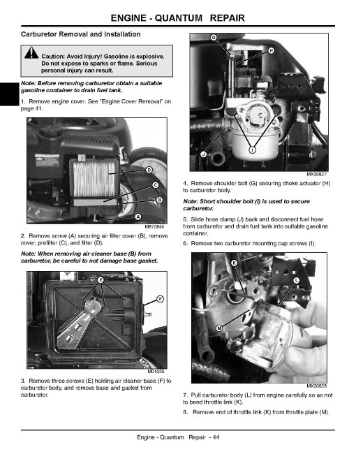 John Deere JS20, JS30 and JS40 Walk-Behind Rotary Mowers Technical Manual (TM1335) John Deere JS20, JS30 and JS40 Walk-Behind Rotary Mowers Technical Manual (TM1335)