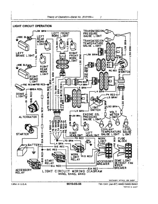 John Deere 444D, 544D and 644D Wheel Loaders Operation and Test Manual (TM1341OP) John Deere 444D, 544D and 644D Wheel Loaders Operation and Test Manual (TM1341OP)