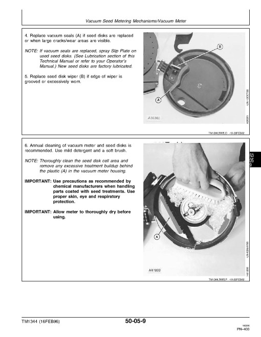 John Deere MaxEmerge 2 7200, 7240, 7300 and 7340 Planters Technical Manual (TM1344)
