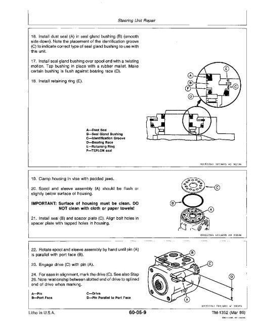 John Deere 5730 and 5830 Self Propelled Forage Harvesters Technical Manual (TM1352) John Deere 5730 and 5830 Self Propelled Forage Harvesters Technical Manual (TM1352)