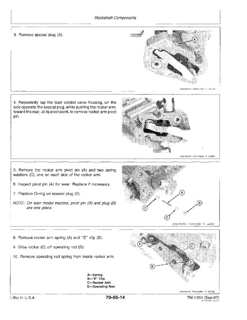 John Deere 4050, 4250 and 4450 Tractors Repair Manual (tm1353) John Deere 4050, 4250 and 4450 Tractors Repair Manual (tm1353)
