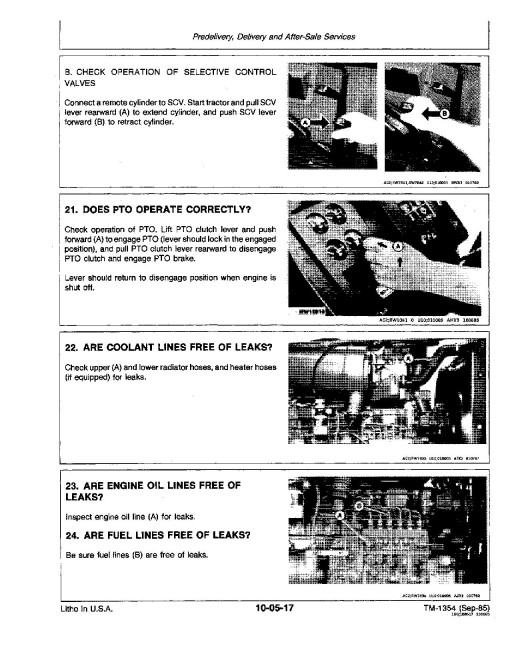 John Deere 4650 and 4850 Tractors Repair Manual (tm1354) John Deere 4650 and 4850 Tractors Repair Manual (tm1354)