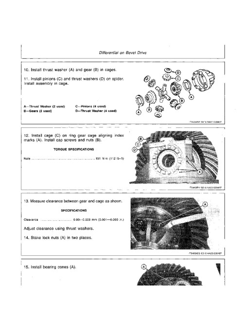John Deere 595 Wheeled Excavators Technical Manual (TM1375) John Deere 595 Wheeled Excavators Technical Manual (TM1375)