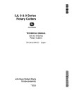 John Deere 1008, 1408, 1418, 1508, 403, 503, 506, 509, 603, 606, 609 and 709 Rotary Cutters Technical Manual (TM1394)