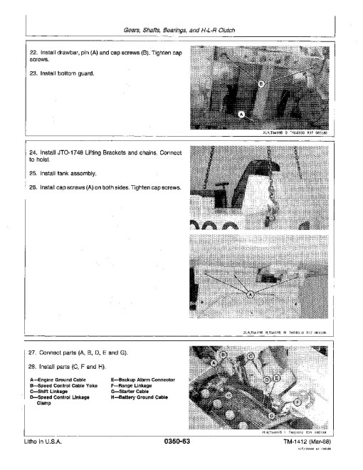 John Deere 400G Crawler Dozers Repair Manual (TM1412) John Deere 400G Crawler Dozers Repair Manual (TM1412)