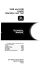 John Deere 344E and 444E Wheel Loaders Operation and Test Manual (TM1421)