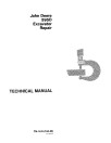 John Deere 595D Wheeled Excavators Repair Manual (TM1445)