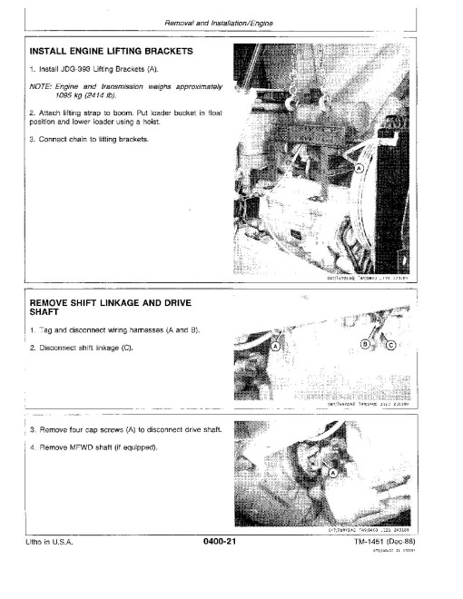 John Deere 710C Backhoe Loaders Repair Manual (TM1451) John Deere 710C Backhoe Loaders Repair Manual (TM1451)